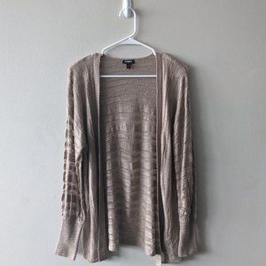 Express - Long Sleeve Beige Cardigan - Size S